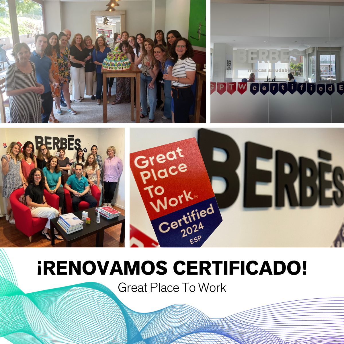 BERBĒS obtiene por segundo año consecutivo la Certificación Great Place To Work